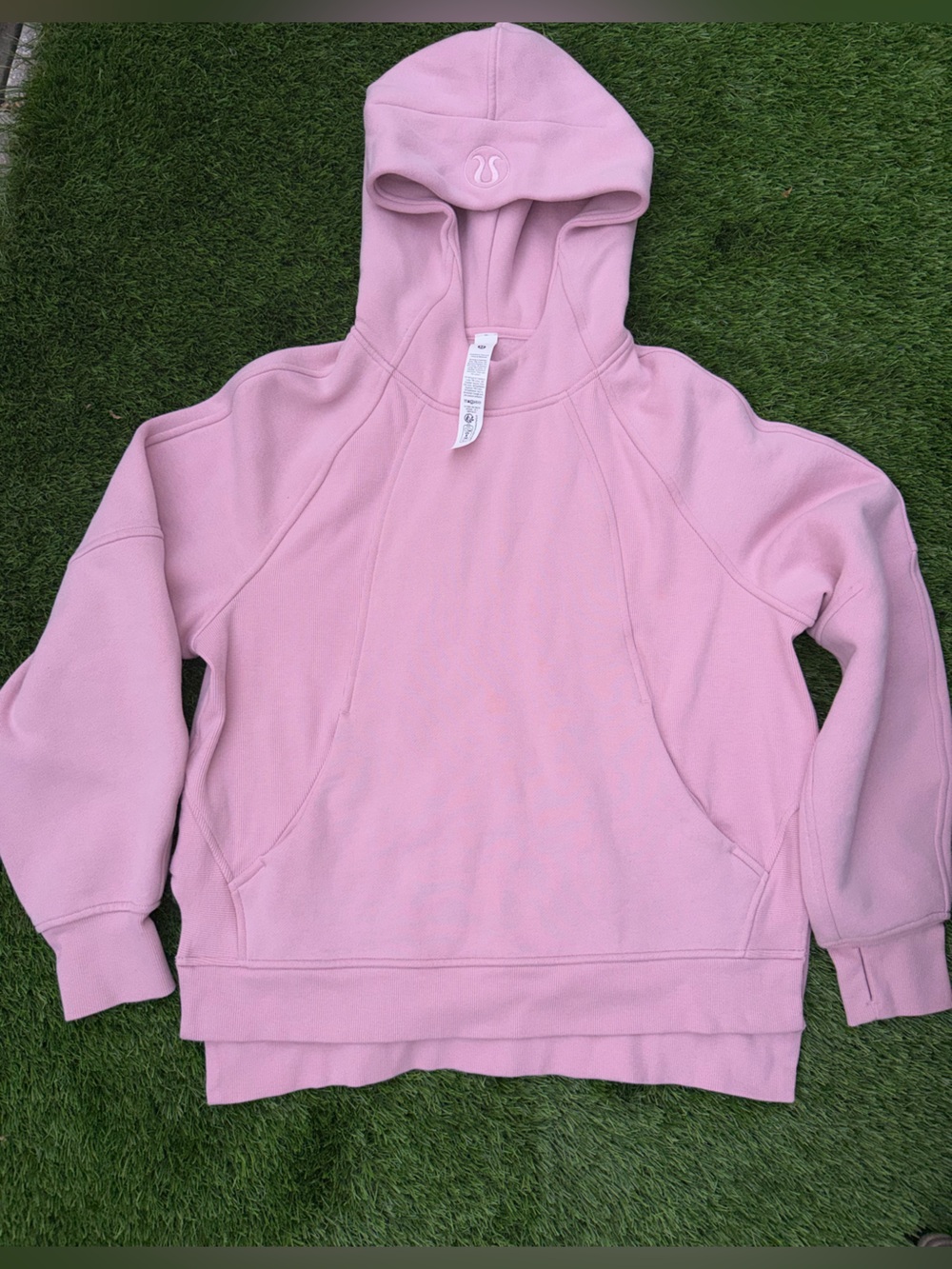 Lululemon Scuba Oversized Side-Slit Hoodie – Twilight Rose – XS/S – NWOT